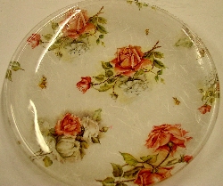Zdobenie sklenených tanierov